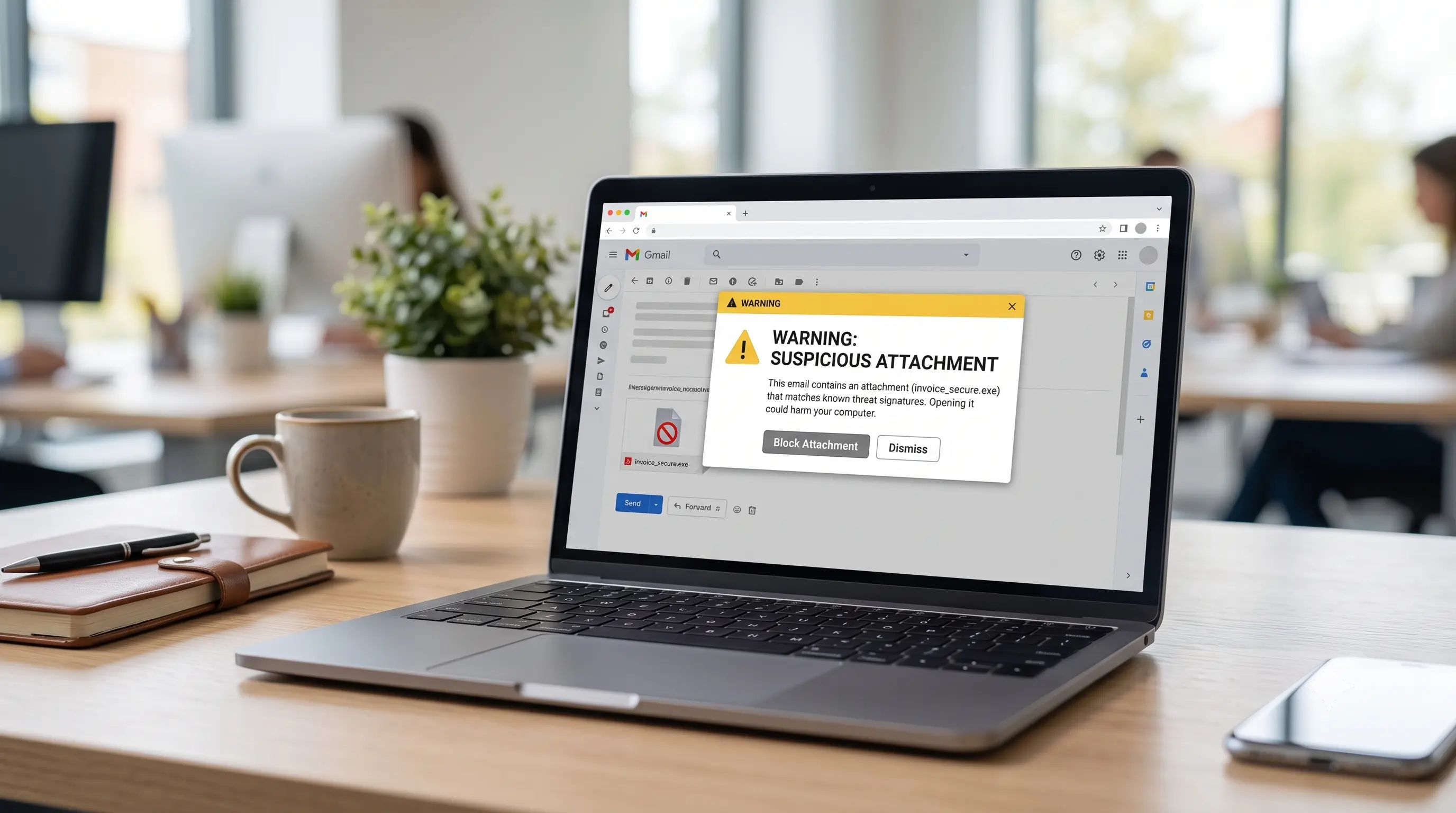 Email attachement attacks