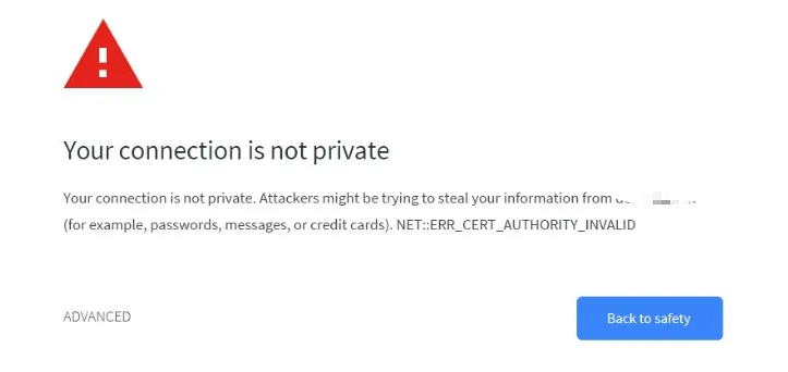 Unsecure Private Connection