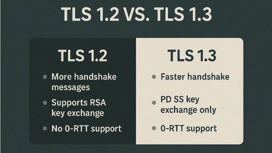 TLS 1.2 vs TLS 1.3